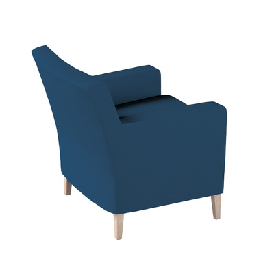Karlstad betræk lænestol, høj 61 X 56 X 80 CM fra kollektionen Cotton Panama, Stof: 702-48