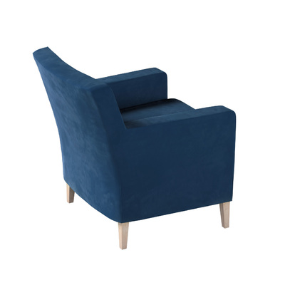 Karlstad betræk lænestol, høj 61 X 56 X 80 CM fra kollektionen Velvet, Stof: 704-29