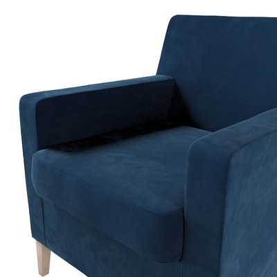 Karlstad betræk lænestol, høj 61 X 56 X 80 CM fra kollektionen Velvet, Stof: 704-29