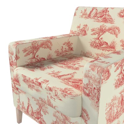 Pokrowiec na fotel Karlstad 61 x 56 x 80 cm w kolekcji Avinon, tkanina: 132-15