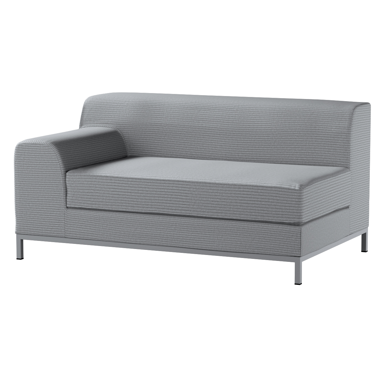 Bezug für Kramfors 2-Sitzer Sofa, Lehne links, hellgrau, Bezug für Kramfors günstig online kaufen