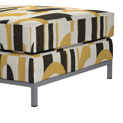 Kramfors betræk fodskammel 87 X 95 X 45 CM fra kollektionen Cosy Home, Stof: 145-08