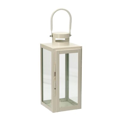 Lanterna metalică Elegance White 40 cm