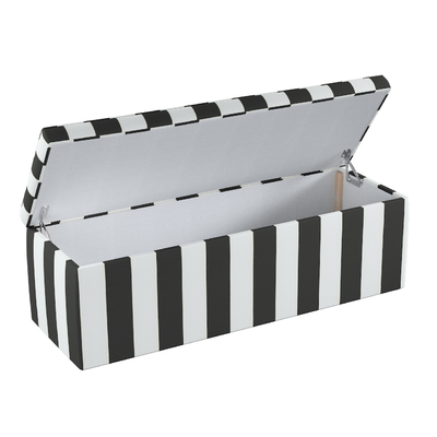 Taburet de depozitare tapițat 90 x 40 x 40 cm în colecție Aria, țesătură: 137-53
