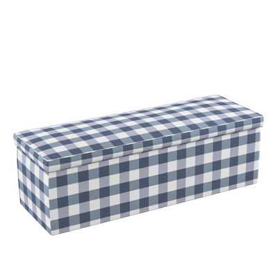 Banquette rembourrée et coffre de rangement
