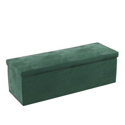 Banquette rembourrée et coffre de rangement