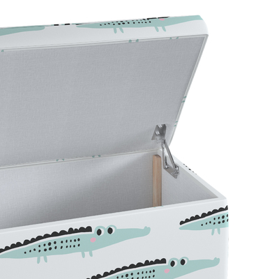 Upholstered storage chest 90 x 40 x 40 cm (35,5 x 16 x 16 inch) in collection Magic Collection, fabric: 500-11