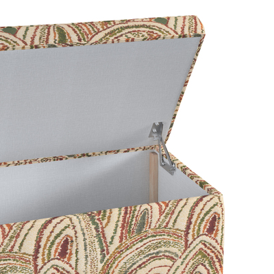 Skrzynia tapicerowana 90 x 40 x 40 cm w kolekcji Cosy Home, tkanina: 145-32