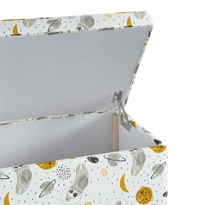 Minkšta daiktadėžė 90 x 40 x 40 cm kolekcijoje Magic Collection, audinys: 500-44