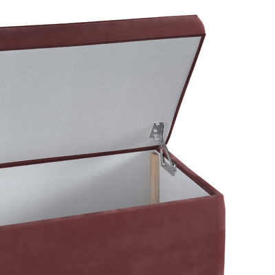 Čalouněný úložný sedací box 90 x 40 x 40 cm v kolekci Posh Velvet, látka: 704-37