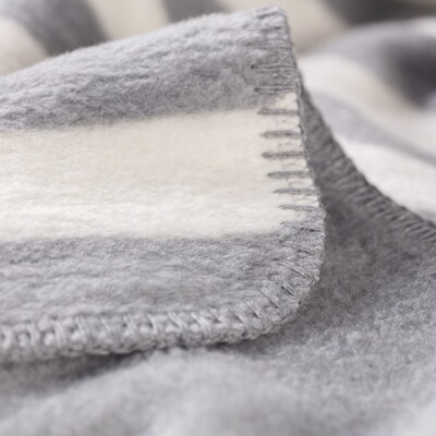 Silver cloud striped blanket cheap