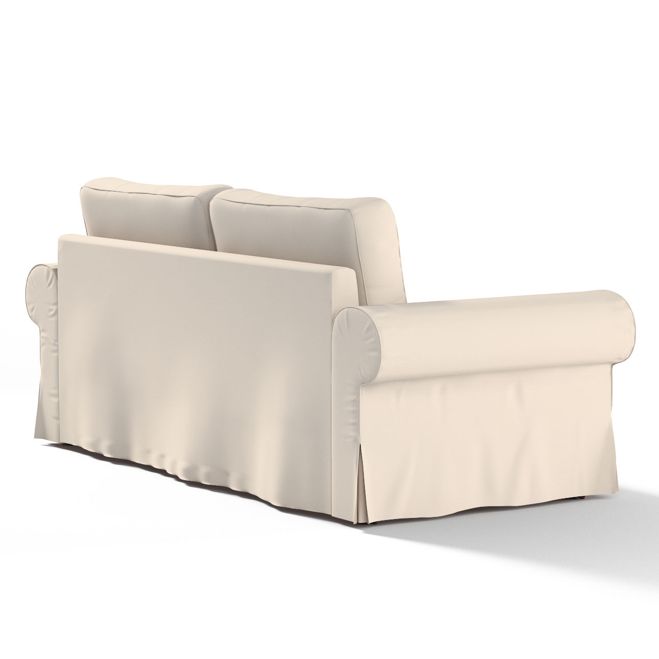 Bezug für Backabro 3-Sitzer Sofa ausklappbar, naturweiß, Bezug für Backabro günstig online kaufen