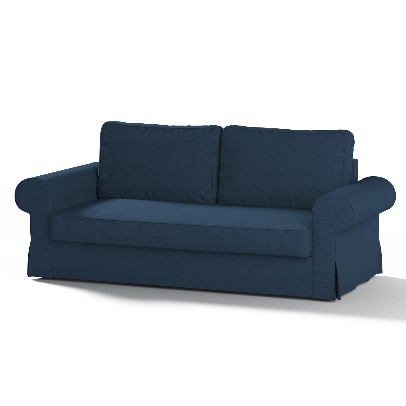 Bezug für Backabro 3-Sitzer Sofa ausklappbar, marinenblau , Bezug für Backa günstig online kaufen