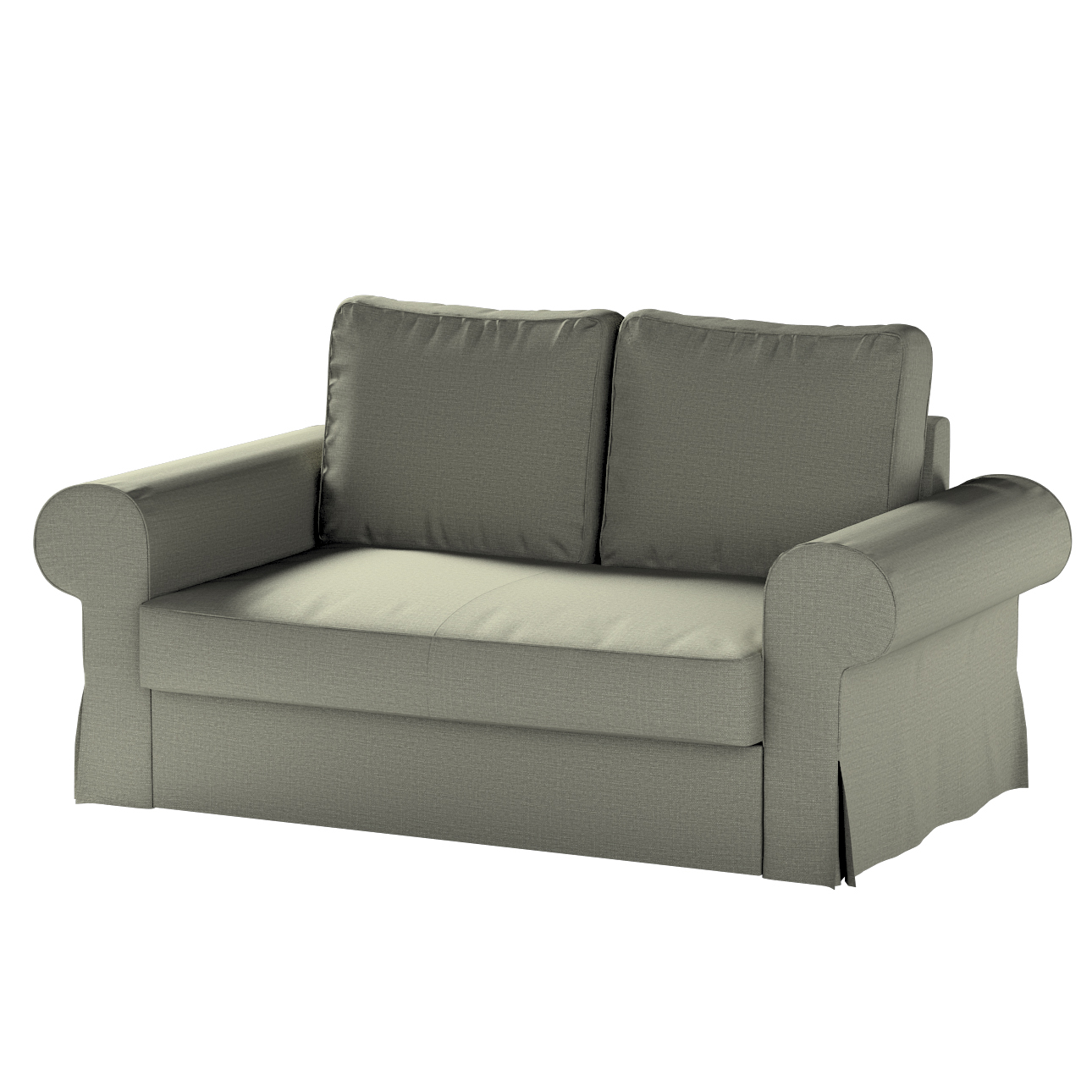 Bezug für Backabro 2-Sitzer Sofa ausklappbar, grau-beige, Bezug für Backabr günstig online kaufen