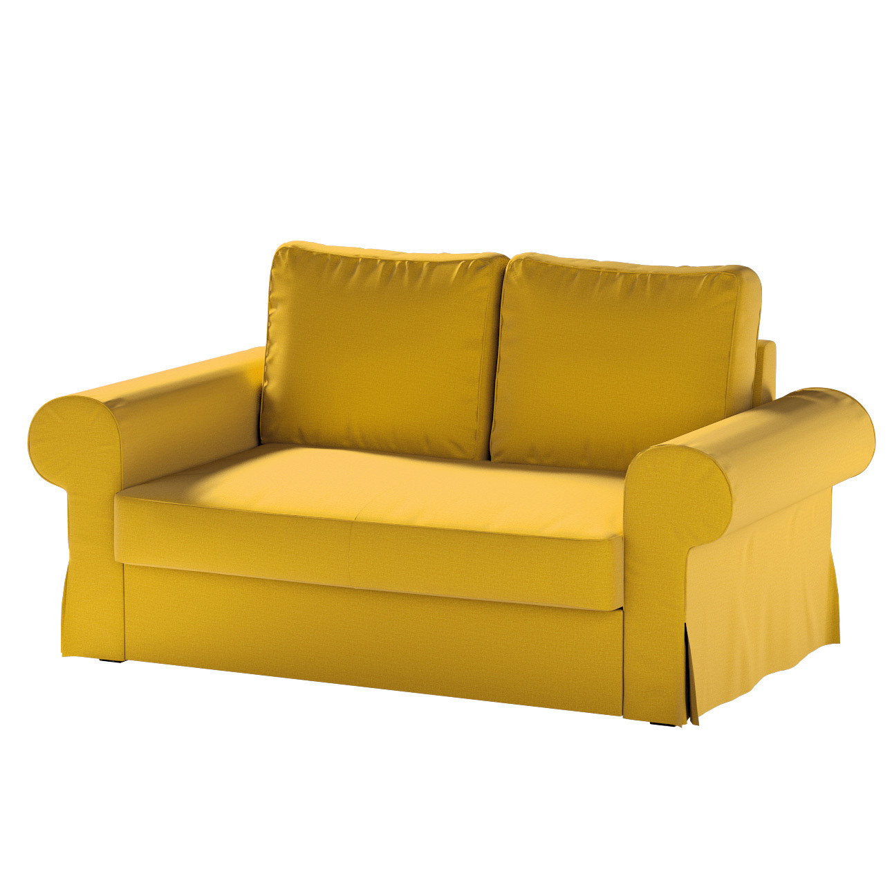 Bezug für Backabro 2-Sitzer Sofa ausklappbar, honiggelb, Bezug für Backabro günstig online kaufen