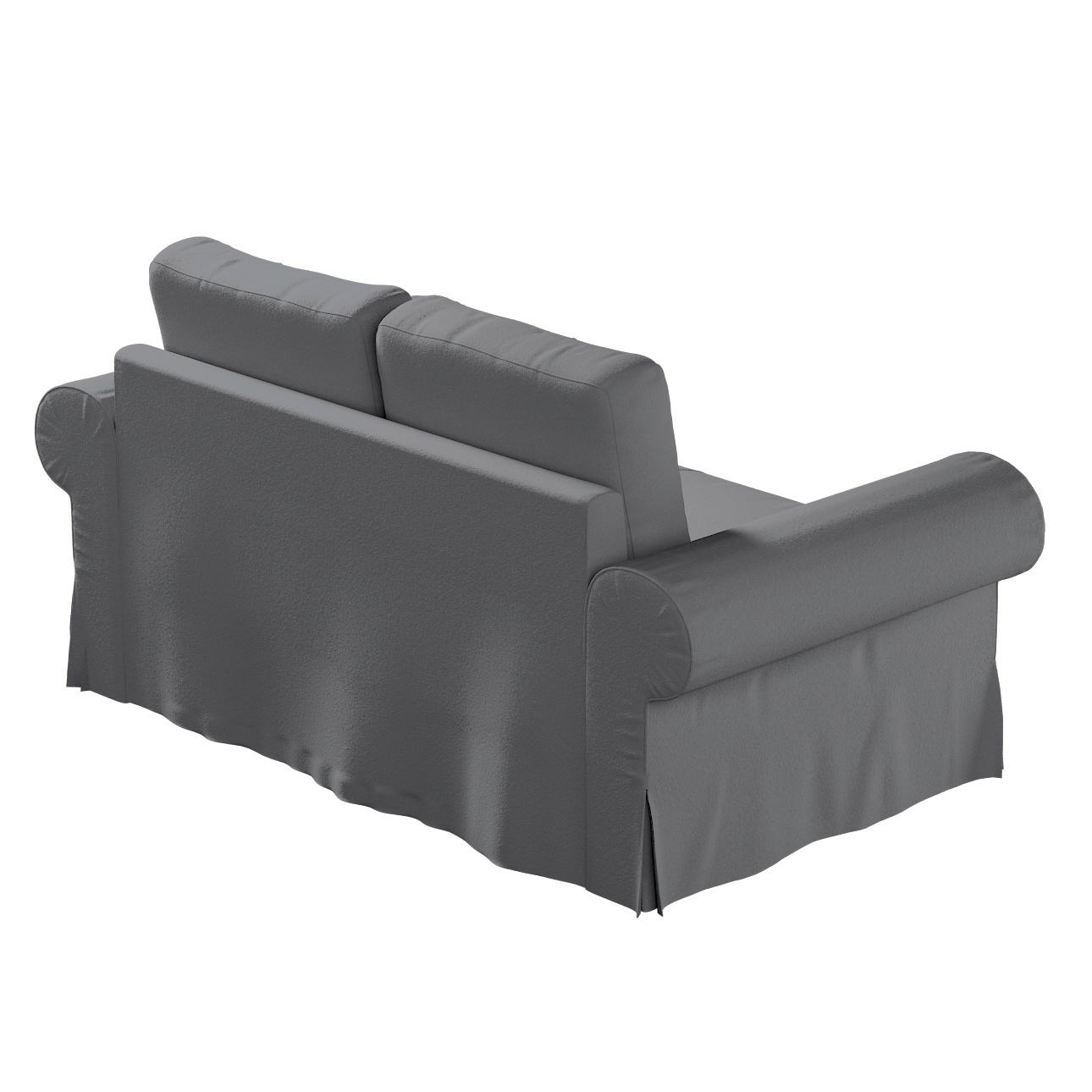 Bezug für Backabro 2-Sitzer Sofa ausklappbar, grau, Bezug für Backabro 2-Si günstig online kaufen