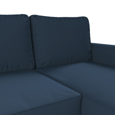 Backabro betræk sovesofa med chaiselong<br/>Højre og venstre 248 X 88/150 X 71 CM fra kollektionen Cotton Panama, Stof: 702-48