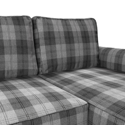 Backabro betræk sovesofa med chaiselong<br/>Højre og venstre 248 X 88/150 X 71 CM fra kollektionen Edinburgh, Stof: 115-75