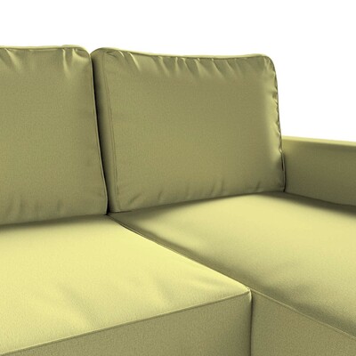 Pokrowiec na sofę Backabro rozkładaną z leżanką 248 x 88/150 x 71 cm w kolekcji Living Velvet, tkanina: 704-56