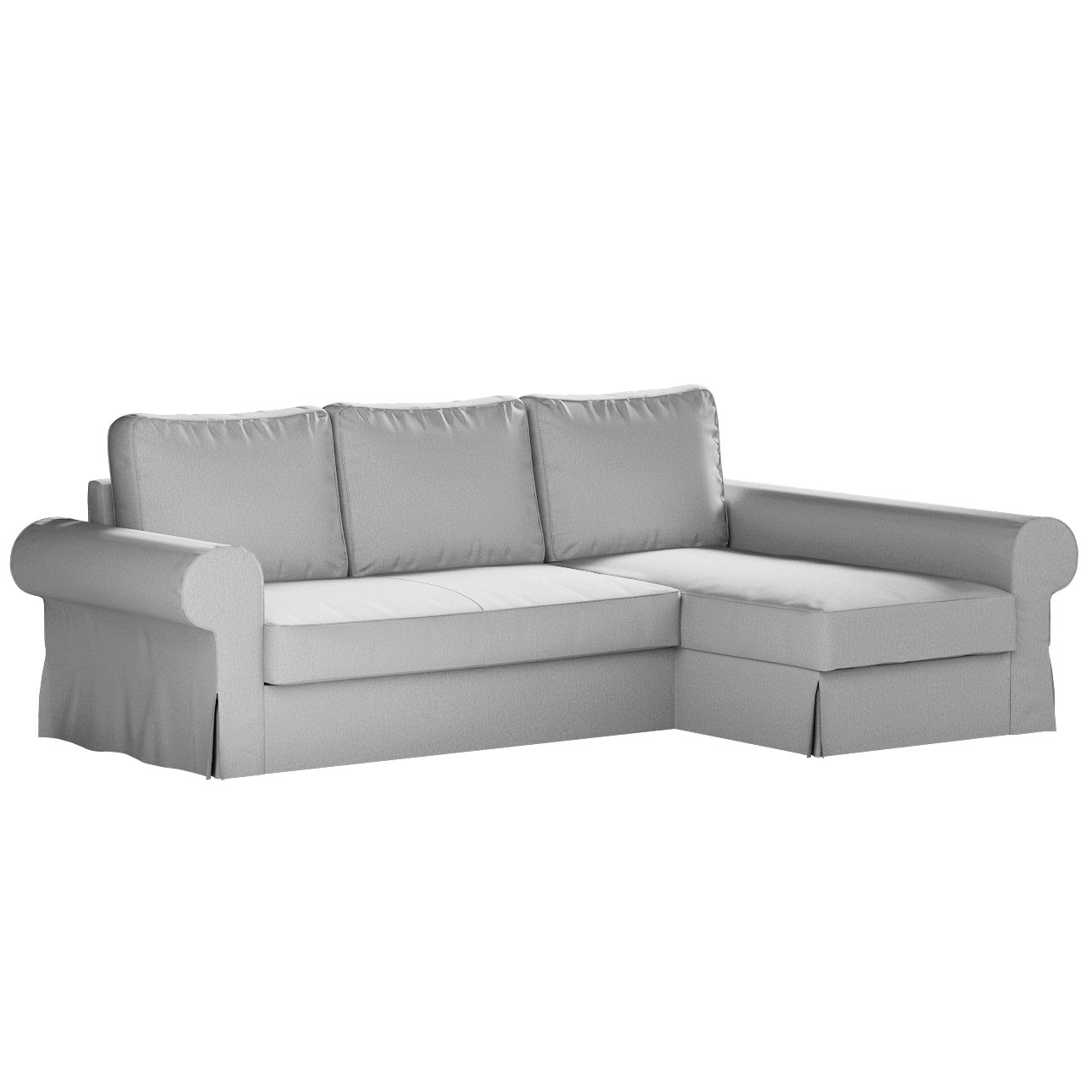 Bezug für Backabro Bettsofa / Recamiere, szary, Bezug für Bettsofa Backabro günstig online kaufen