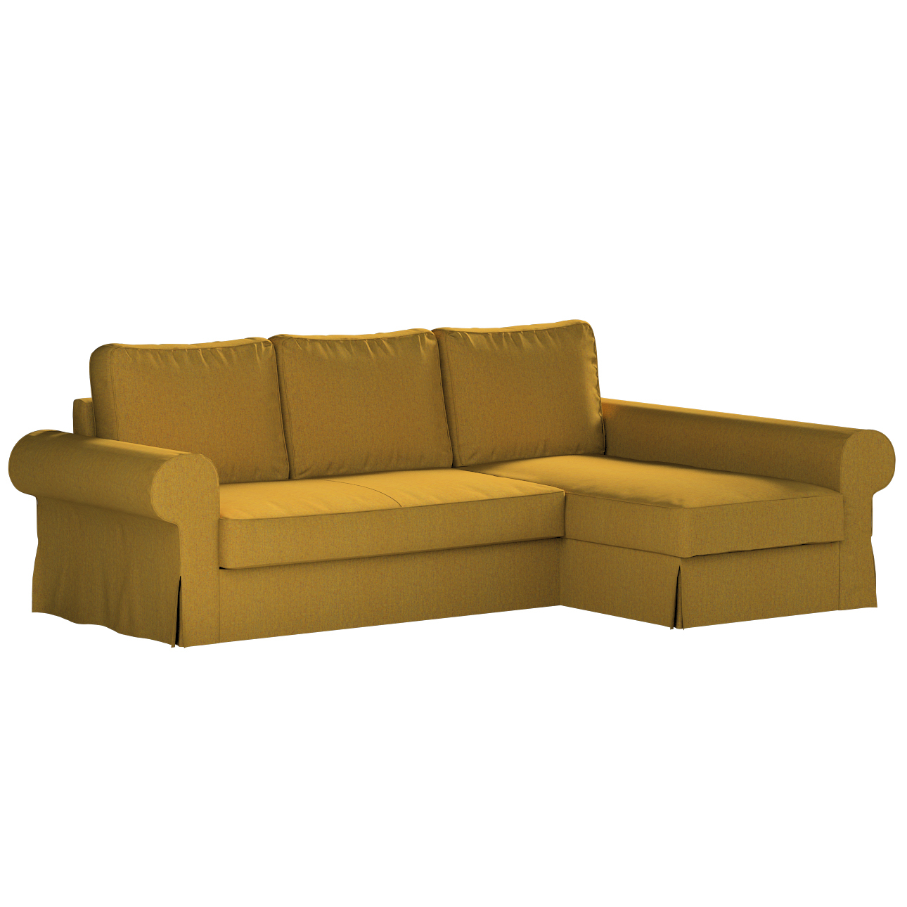 Bezug für Backabro Bettsofa / Recamiere, gelb, Bezug für Bettsofa Backabro günstig online kaufen