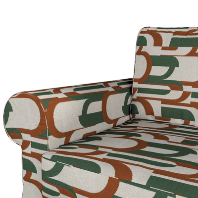 Backabro betræk sovesofa med chaiselong<br/>Højre og venstre 248 X 88/150 X 71 CM fra kollektionen Cosy Home, Stof: 145-11