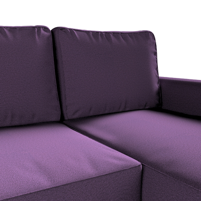 Backabro sofa bed with chaise longue cover, violet, 161-27