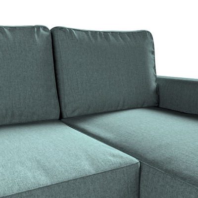 Backabro betræk sovesofa med chaiselong<br/>Højre og venstre 248 X 88/150 X 71 CM fra kollektionen City, Stof: 704-85