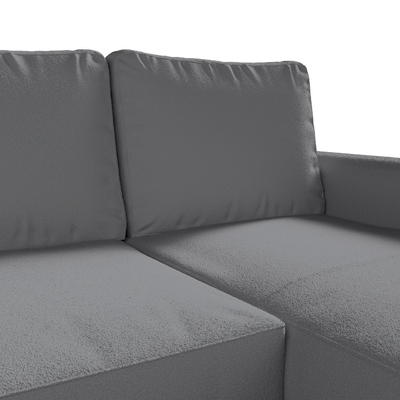 Huzat a Backabro kinyitható karfás kanapéra Bettsofa Backabro mit Recamiere a kollekcióból Teddy, Dekoranyag: 702-83