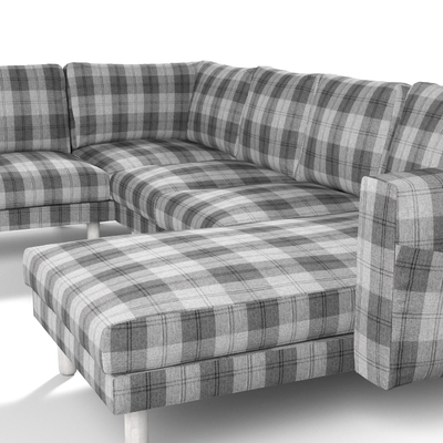 Norsborg 5-seat corner sofa with chaise longue cover Norsborg 5-seat corner sofa with chaise longue cover in collection Edinburgh, fabric: 115-75