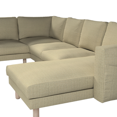 Pokrowiec na sofę narożną Norsborg 5-osobową z szezlongiem 231/291 x 88/157 x 85 cm w kolekcji Living Basic, tkanina: 161-68