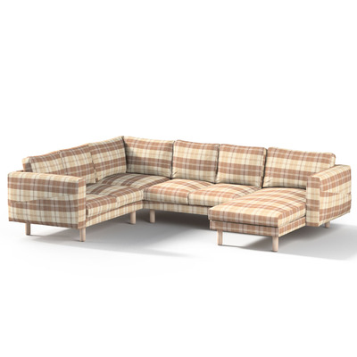 Norsborg 5-seat corner sofa with chaise longue cover