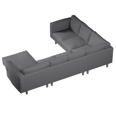 Norsborg 5-seat corner sofa with chaise longue cover