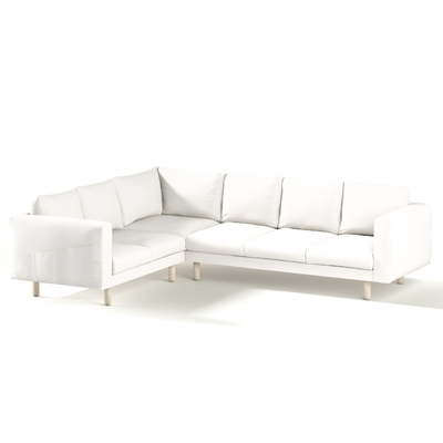 Bezug für Norsborg 5-Sitzer Ecksofa Norsborg 5-Sitzer Ecksofabezug von der Kollektion Cotton Panama, Stoff: 702-49