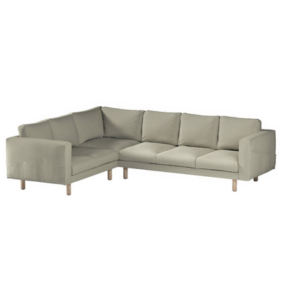 Bezug für Norsborg 5-Sitzer Ecksofa Norsborg 5-Sitzer Ecksofabezug von der Kollektion Madrid, Stoff: 162-22