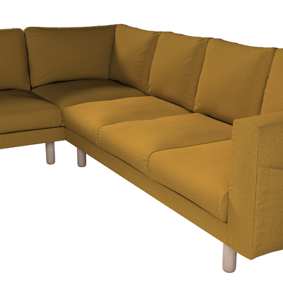 Norsborg 5-seat corner sofa cover, honey chenille, 704-82