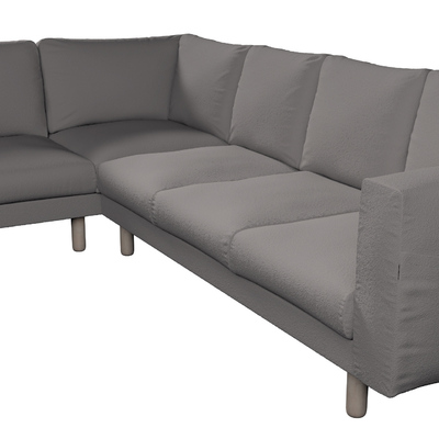 Bezug für Norsborg 5-Sitzer Ecksofa Norsborg 5-Sitzer Ecksofabezug von der Kollektion Bouclé, Stoff: 702-82