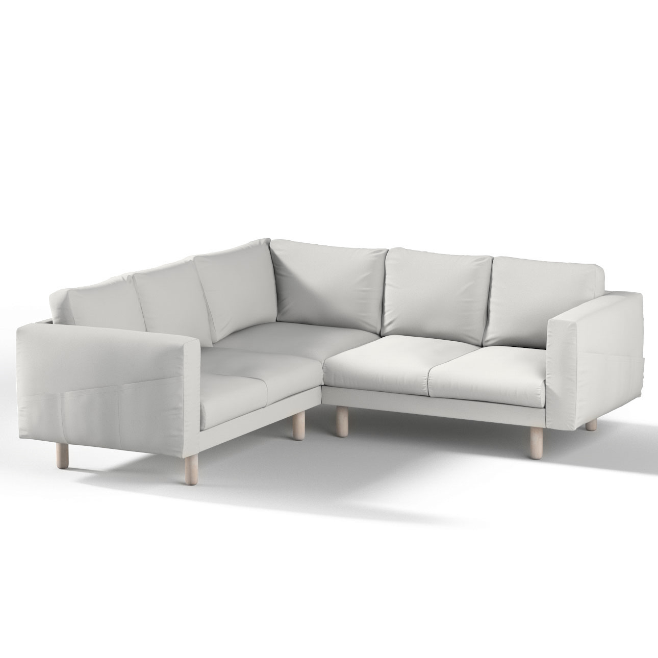Bezug für Norsborg 4-Sitzer Ecksofa, hellgrau, Norsborg 4-Sitzer Ecksofabez günstig online kaufen