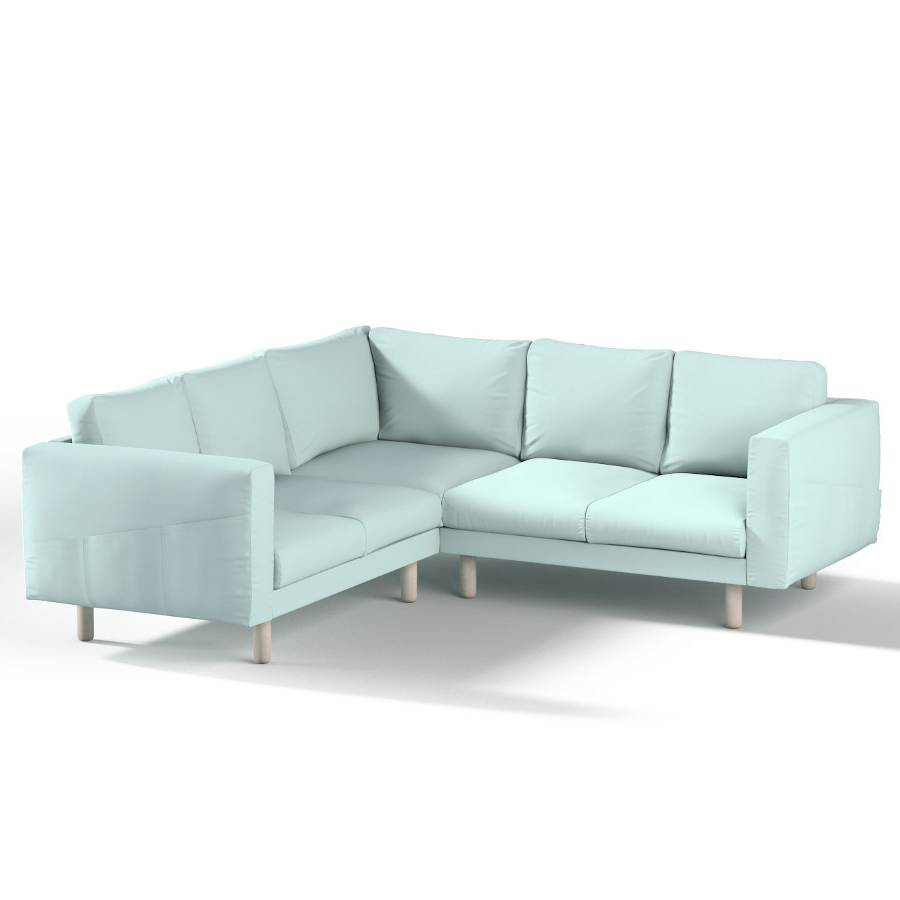 Bezug für Norsborg 4-Sitzer Ecksofa, hellblau, Norsborg 4-Sitzer Ecksofabez günstig online kaufen