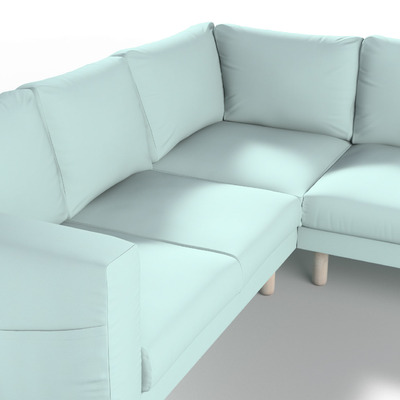 Norsborg 4-seat corner sofa cover, pastel blue, 702-10, Norsborg