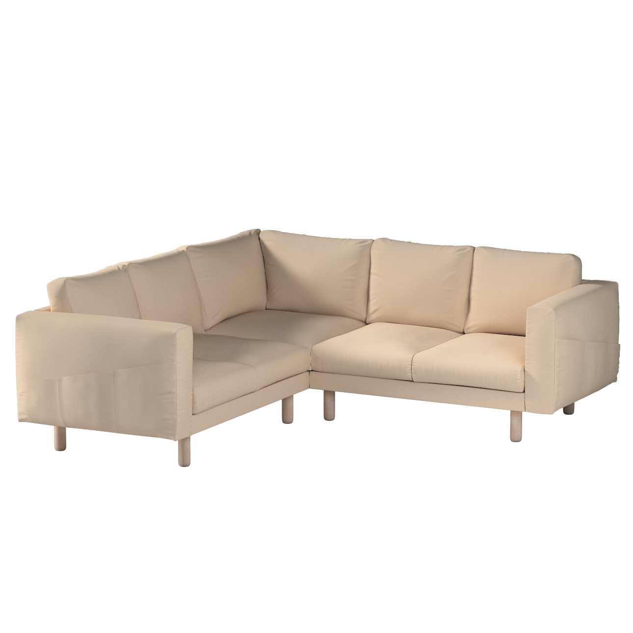 Bezug für Norsborg 4-Sitzer Ecksofa, creme-beige, Norsborg 4-Sitzer Ecksofa günstig online kaufen