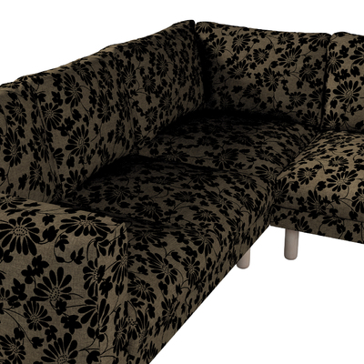 Pokrowiec na sofę narożną Norsborg 4-osobową 213 x 213 x 85 cm w kolekcji Living Plus, tkanina: 162-11