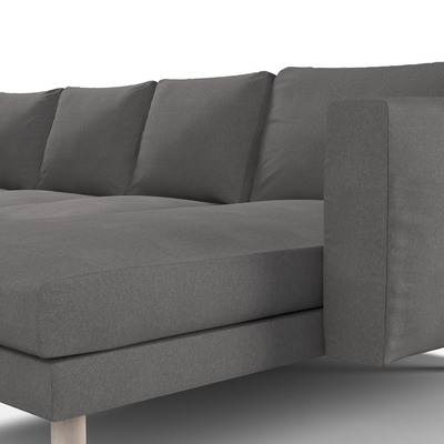 Bezug für Norsborg 4-Sitzer Sofa mit Recamiere Norsborg Bezug für 4-Sitzer Sofa mit Recamiere von der Kollektion Etna, Stoff: 705-35