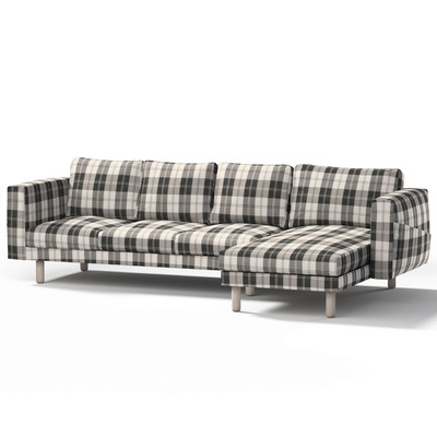 Bezug für Norsborg 4-Sitzer Sofa mit Recamiere Norsborg Bezug für 4-Sitzer Sofa mit Recamiere von der Kollektion Edinburgh, Stoff: 115-74