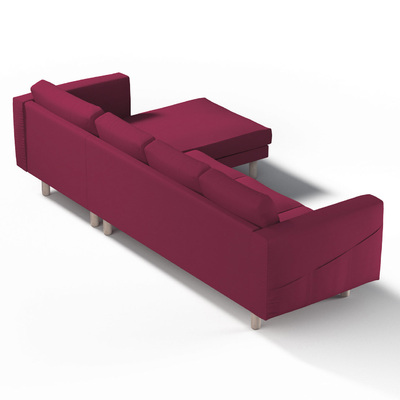Bezug für Norsborg 4-Sitzer Sofa mit Recamiere Norsborg Bezug für 4-Sitzer Sofa mit Recamiere von der Kollektion Cotton Panama, Stoff: 702-32
