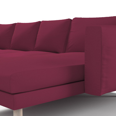 Bezug für Norsborg 4-Sitzer Sofa mit Recamiere Norsborg Bezug für 4-Sitzer Sofa mit Recamiere von der Kollektion Cotton Panama, Stoff: 702-32