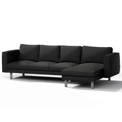 Bezug für Norsborg 4-Sitzer Sofa mit Recamiere Norsborg Bezug für 4-Sitzer Sofa mit Recamiere von der Kollektion Cotton Panama, Stoff: 702-08