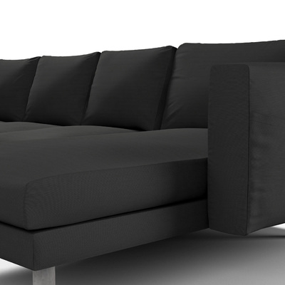 Bezug für Norsborg 4-Sitzer Sofa mit Recamiere Norsborg Bezug für 4-Sitzer Sofa mit Recamiere von der Kollektion Cotton Panama, Stoff: 702-08