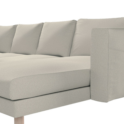 Pokrowiec na sofę Norsborg 4-osobową z szezlongiem 291 x 88/157 x 85 cm w kolekcji Amsterdam, tkanina: 704-54