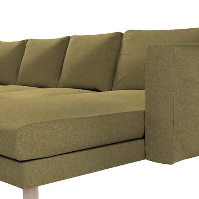 Norsborg 4 személyes sezlong kanapéhoz passzoló kanapéhuzat 291 x 88/157 x 85 cm a kollekcióból Madrid Bútorszövet, Dekoranyag: 162-34